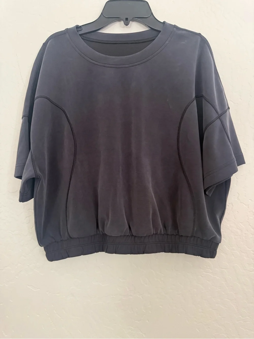 lululemon athletica Relaxed Short Sleeve Crewneck Sweatshirt - Charcoal